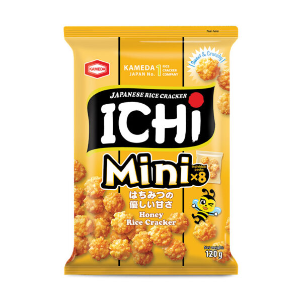 ICHI Mini Rice Cracker Honey - 120g